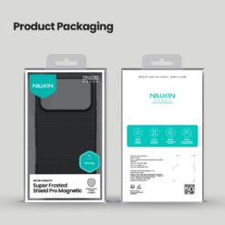 NILLKIN Калъф за iPhone 17 Pro, Super Frosted Shield MagSafe /черен/