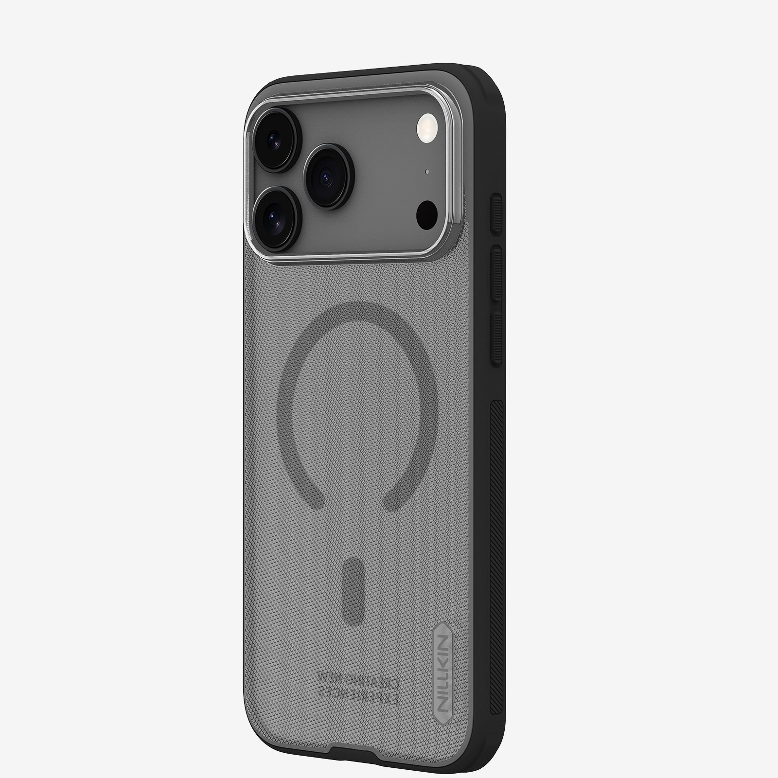 NILLKIN Калъф за iPhone 17 Pro, Super Frosted Shield MagSafe /прозрачно черен/