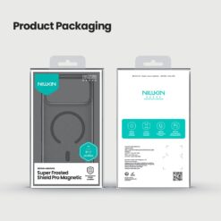 NILLKIN Калъф за iPhone 17 Pro, Super Frosted Shield MagSafe /прозрачно черен/