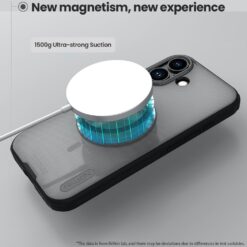 NILLKIN Калъф за iPhone 17, Super Frosted Shield MagSafe /прозрачно черен/