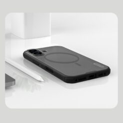 NILLKIN Калъф за iPhone 17, Super Frosted Shield MagSafe /прозрачно черен/