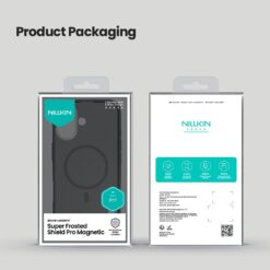 NILLKIN Калъф за iPhone 17, Super Frosted Shield MagSafe /прозрачно черен/