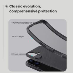 NILLKIN Калъф за iPhone 17, Super Frosted Shield Pro /черен/