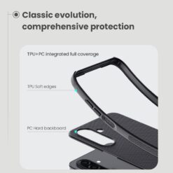 NILLKIN Калъф за Samsung A15 5G, Super Frosted Shield Pro /черен/