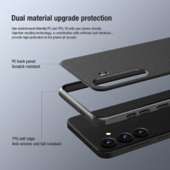 NILLKIN Калъф за Samsung S24, Super Frosted Shield Pro /черен/