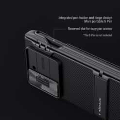 NILLKIN Калъф Samsung Z Fold 6, Camshield Pro Stand + Pen Slot /черен/
