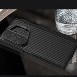 NILLKIN Калъф за Samsung Z Fold 7, Camshield Prop Pen Slot, прозрачна леща /черен/