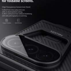 NILLKIN Калъф за Samsung Z Fold 7, Camshield Prop Pen Slot, прозрачна леща /черен/