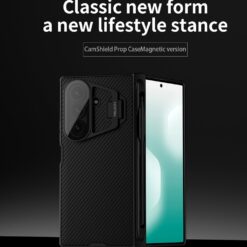 NILLKIN Калъф за Samsung Z Fold 7, Camshield Prop Pen Slot, прозрачна леща /черен/