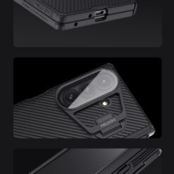 NILLKIN Калъф за Samsung Z Fold 7, Camshield Prop Pen Slot, прозрачна леща /черен/