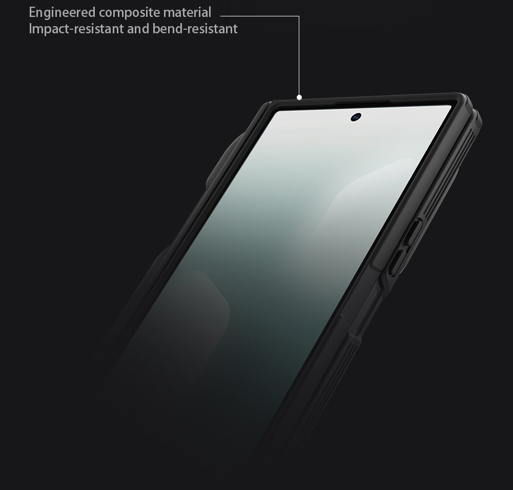 NILLKIN Калъф за Samsung Z Fold 7, Camshield Prop Pen Slot, прозрачна леща /черен/