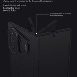 NILLKIN Калъф за Samsung Z Fold 7, Camshield Prop, прозрачна леща /черен/