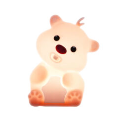 Детска нощна лампа Silicone Bear, PAT, 3-whites, USB – Nimbo