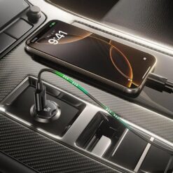 BASEUS 12V 45W USB-C + кабел Type-C – Type-C, PrimeTrip VP2, /черен/ – C0206800