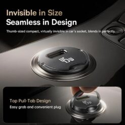 BASEUS 12V 45W USB-C + кабел Type-C – Type-C, PrimeTrip VP2, /черен/ – C0206800