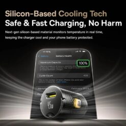 BASEUS 12V 45W USB-C + кабел Type-C – Type-C, PrimeTrip VP2, /черен/ – C0206800