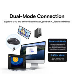 BASEUS Безжична мишка F02 Ergonomic Wireless /черен/ – B01055505111-01