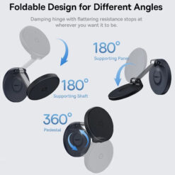 BASEUS холдер за бюро с лепяща основа за таблет/телефон, MagPro /черен/ – B10564101121-00