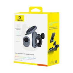 BASEUS Холдер за прикрепяне за велосипед/мотор, PrimeTrip Bicycle magnetic /черен/ – C40569001121-00