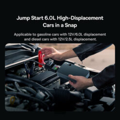 BASEUS Jump Starter/Power bank 1600A, 12000 mAh Super Energy Pro + фенер /черен/ – C00245700111-02