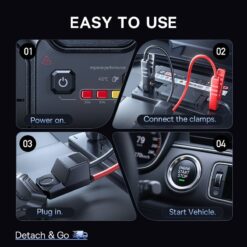 BASEUS Jump Starter/Power Bank 5000A, 12000 mAh, PrimeTrip VJ1 /черен/ – C0119400