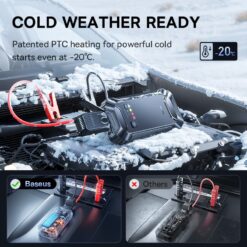 BASEUS Jump Starter/Power Bank 5000A, 12000 mAh, PrimeTrip VJ1 /черен/ – C0119400