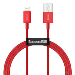 BASEUS Кабел USB-A – Lightning, 1м, 2.4A, Superior /червен/ – CALYS-A09