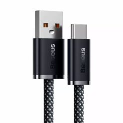 BASEUS Кабел USB-A – Type-C, 2м, 100W, Dynamic /сив/ – CALD000716