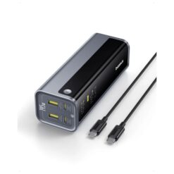 BASEUS Power Bank 20800 mAh 145W + кабел Type-C – Type-C, EnerGeek GP12 /графит/ – P10082109813-00