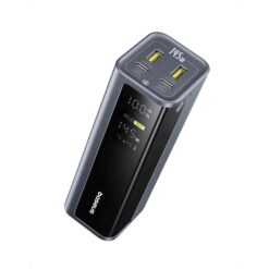 BASEUS Power Bank 20800 mAh 145W + кабел Type-C – Type-C, EnerGeek GP12 /графит/ – P10082109813-00