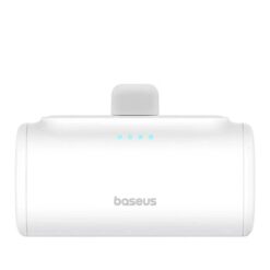 BASEUS Power Bank 5000 mAh 20W Lightning + USB-C /бял/ – P10068307413-00