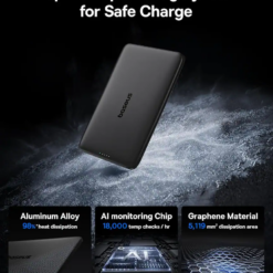 BASEUS Power Bank 5000 mAh 20W, PicoGo AM41 Ultra-slim Magnetic /черен/ – P1007680C123-00