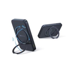 BASEUS Power Bank 5000 mAh 20W, PicoGo Qi2 Ultra-slim Magnetic Ring  /черен/ – P10076802123-00