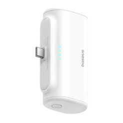 BASEUS Power Bank 5000 mAh 20W USB-C + USB-C /бял/ – P10068306213-00
