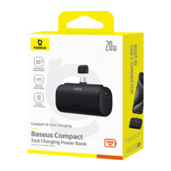 BASEUS Power Bank 5000 mAh 20W USB-C + USB-C /черен/ – P10068306113-00