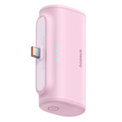 BASEUS Power Bank 5000 mAh 20W USB-C + USB-C /розов/ – P10068306413-00