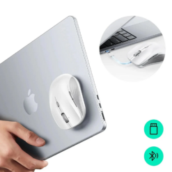 ESR Безжична мишка MagMouse, с вграден кабел Type-C /бял/