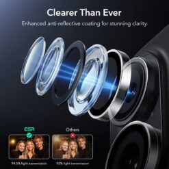 ESR Camera Lens Armorite Apple iPhone 17/16/16 Plus /прозрачни/
