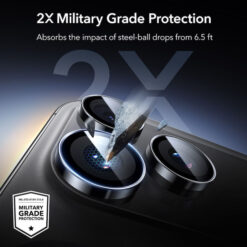 ESR Camera Lens Armorite Apple iPhone 17 Pro/Max,16 Pro/Max,15Pro/Max,14 Pro/Max /черни/