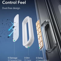 ESR Калъф Classic Hybrid iPhone 16 Pro, MagSafe + Camera control cover /черен/