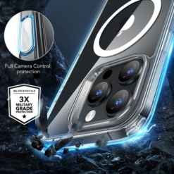 ESR Калъф Classic Hybrid iPhone 16 Pro, MagSafe + Camera control cover /прозрачен/