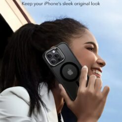 ESR Калъф Classic Hybrid iPhone 16 Pro, MagSafe + Camera contrоl cover /стойка /черен/