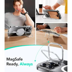 ESR Калъф Classic Hybrid iPhone 16 Pro Max, MagSafe + Camera contrоl cover /стойка /прозрачен/