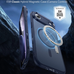 ESR Калъф Classic Hybrid iPhone 17 Air, MagSafe + Camera control cover /син/ Amazon pack