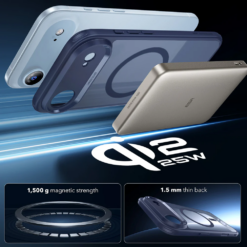 ESR Калъф Classic Hybrid iPhone 17 Air, MagSafe + Camera control cover /син/ Amazon pack