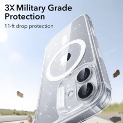 ESR Калъф Classic Hybrid iPhone 17, MagSafe + Camera control cover /блестящ/ Amazon pack