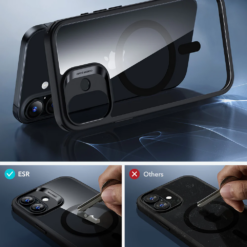 ESR Калъф Classic Hybrid iPhone 17, MagSafe + Camera control cover /черен/ Amazon pack