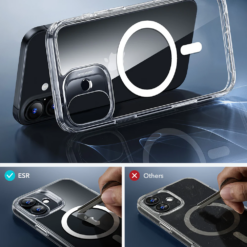 ESR Калъф Classic Hybrid iPhone 17, MagSafe + Camera control cover /прозрачен/ Amazon pack