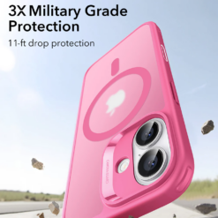 ESR Калъф Classic Hybrid iPhone 17, MagSafe + Camera control cover /розов/ Amazon pack