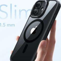 ESR Калъф Classic Hybrid iPhone 17, MagSafe + Camera control cover + стойка /черен/